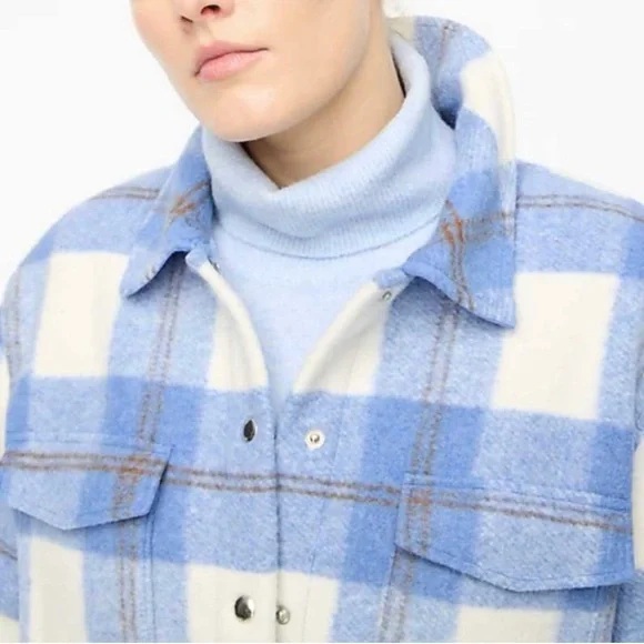 J CREW Longline Shirt Jacket - Picture 3 of 16